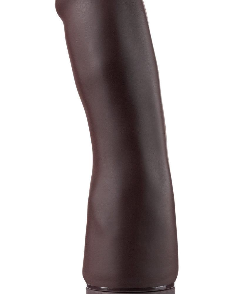Dr. Skin Silicone  Dr. Steve - 7 Inch Vibrating Dildo - Brown