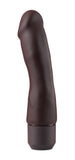 Dr. Skin Silicone  Dr. Steve - 7 Inch Vibrating Dildo - Brown