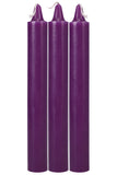 Japanese Drip Candles - 3 Pack - Purple