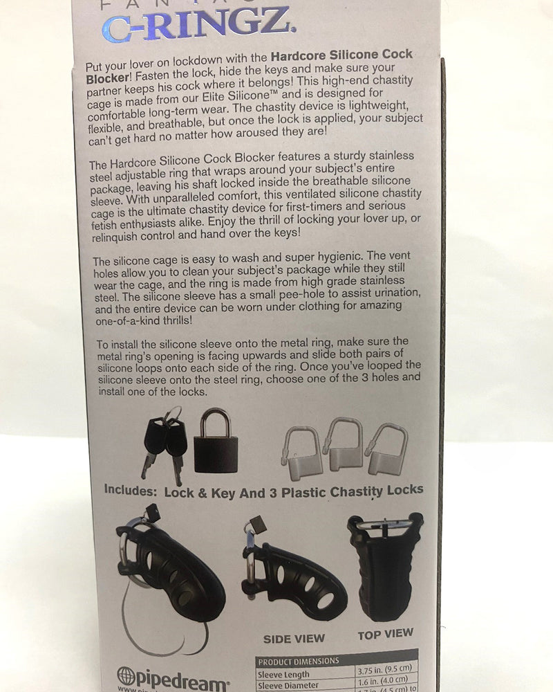 Fantasy C-Ringz Hardcore Silicone Cock Blocker