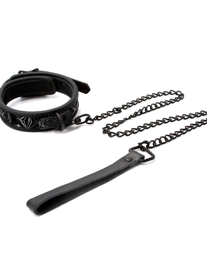 "Sinful - 1 Inch Collar - Black NSN1222-23"