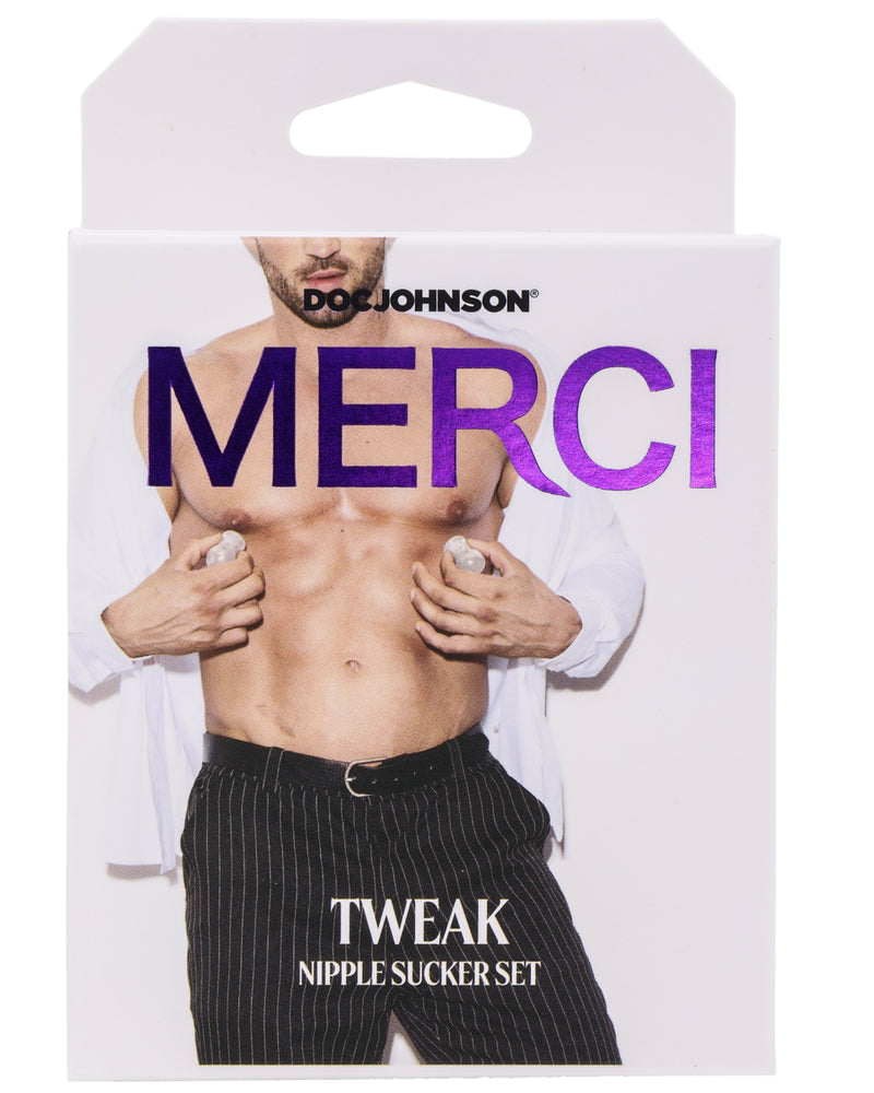 "Merci - Tweak - Nipple Sucker Set - Clear DJ2404-02-BX"