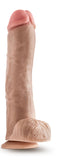 Dr. Skin - Mr. Savage - 11.5 Inch Dildo With Balls - Beige