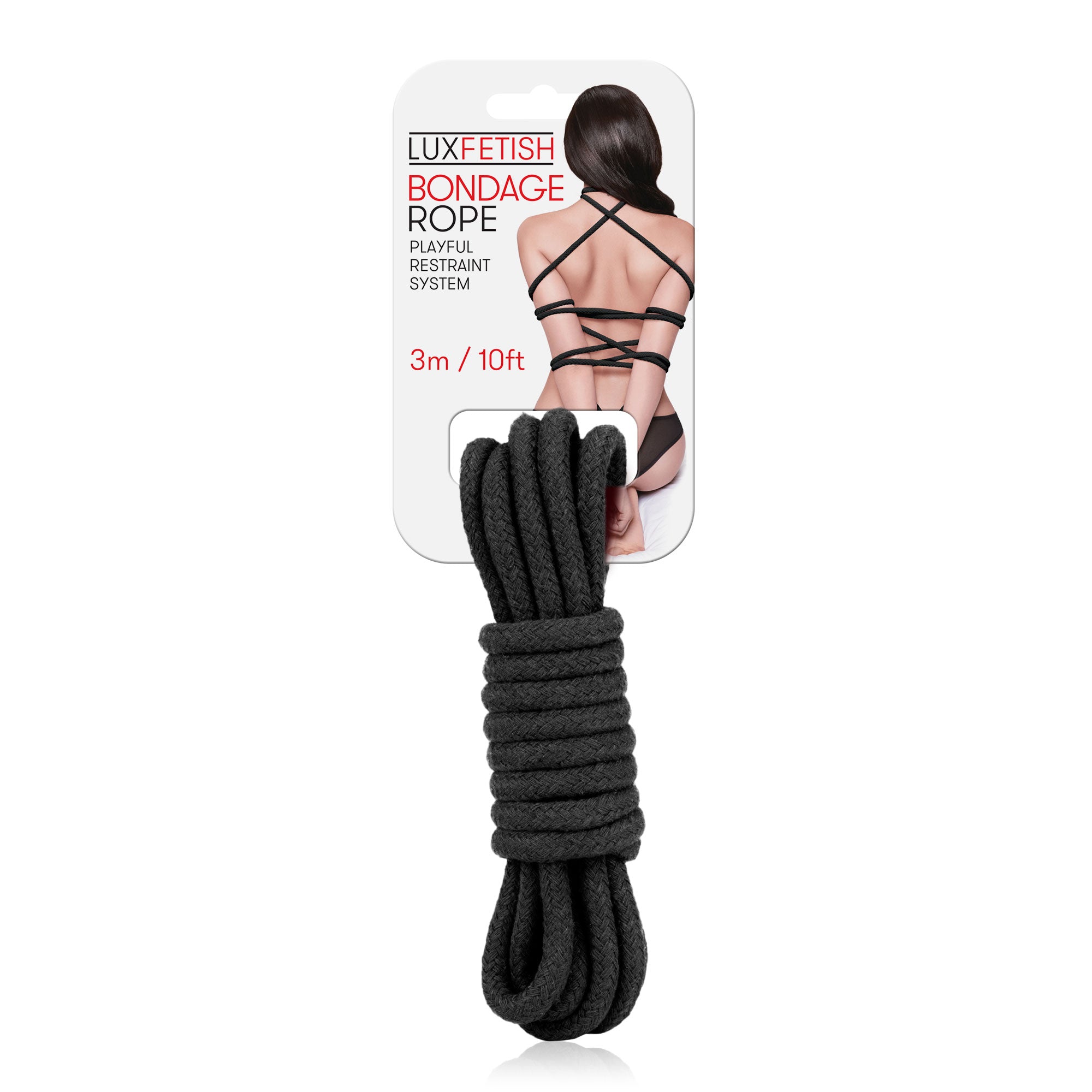 Sexy Bondage Rope 3m / 10ft - Black