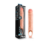 Performance Plus - 11.5 Inch Silicone Cock Sheath Penis Extender - Vanilla