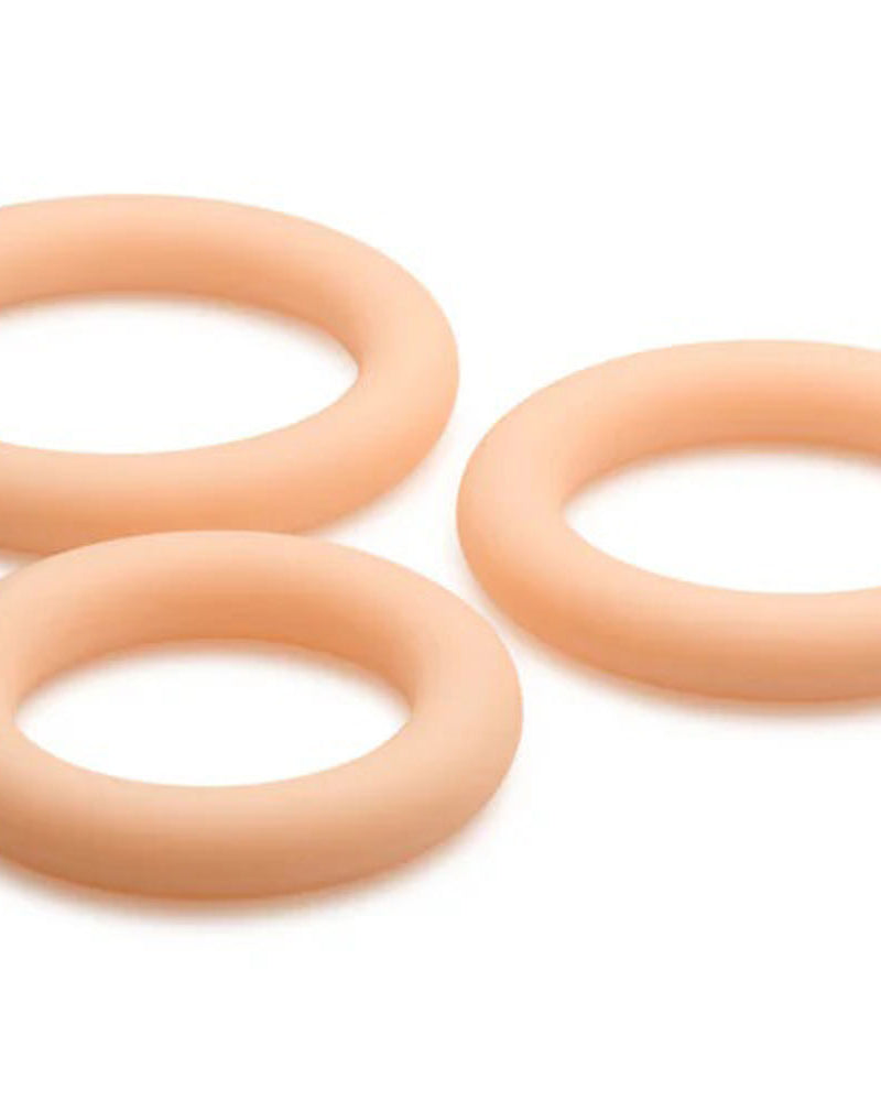 Jock Silicone Cock Ring Set in - Light