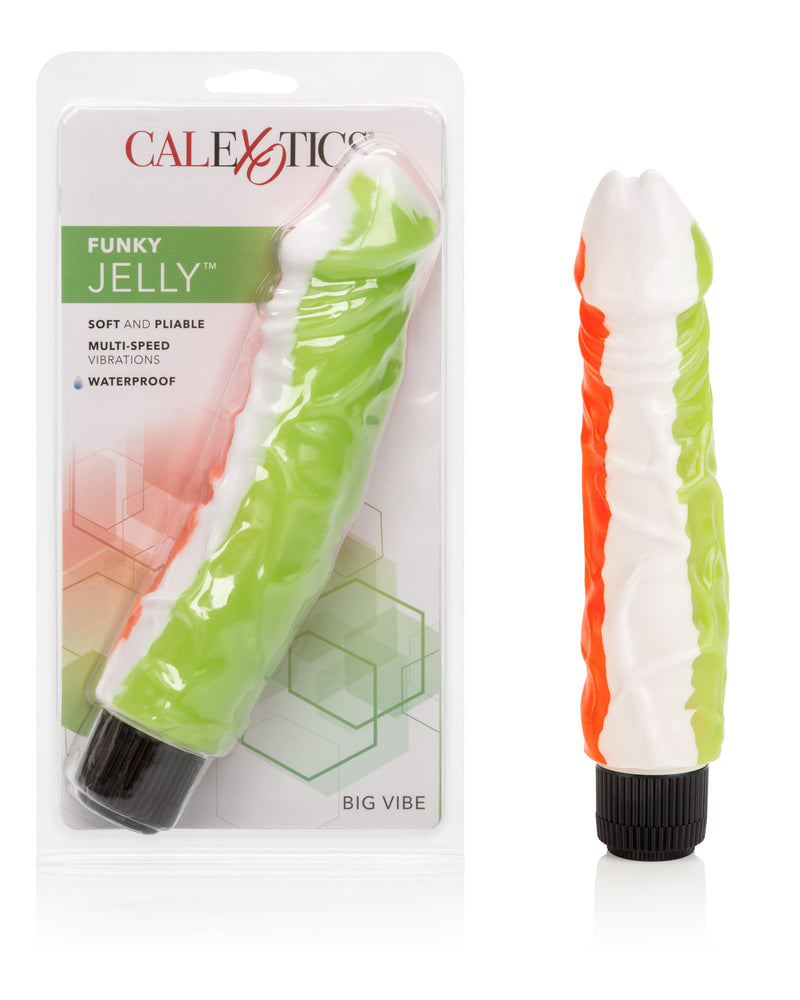 "Funky Jelly Vibe 8 Inches - Orange/green SE0642202"
