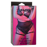 Euphoria Collection Plus Size Thigh Harness With Chains - Black