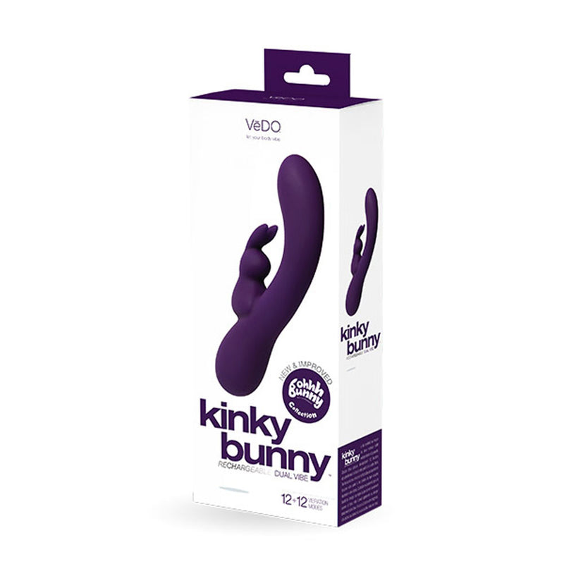 "Kinky Bunny Plus Rechargeable Rabbit - Purple BU-0405"