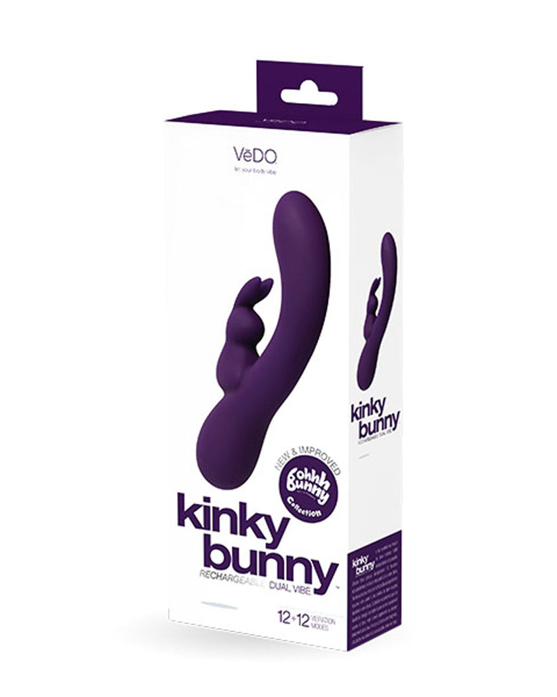 "Kinky Bunny Plus Rechargeable Rabbit - Purple BU-0405"