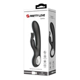 "Pretty Love Carina 7 Function Rabbit Syle Vibrator - Black BI-014480-2"