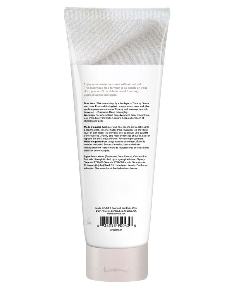 Coochy Shave Cream - Au Natural - 7.2 Oz