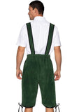 Men's Beerfest Lederhosen Oktoberfest Costume - X-Large - Green