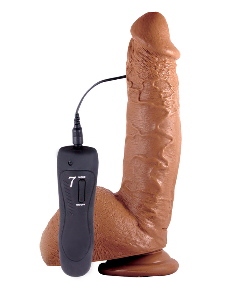 Shane Diesel 10" Vibrating Dildo - Tan