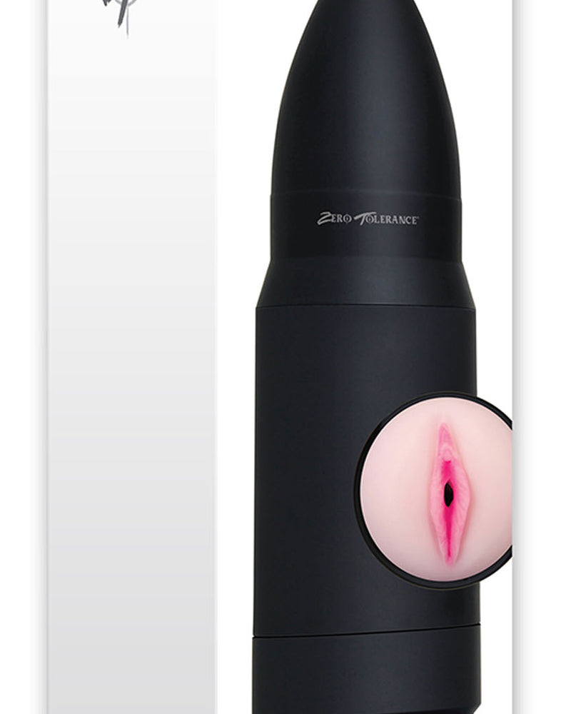 "Shell Shock Rechargeable Vibrating Stroker ZE-MS-5194-2"