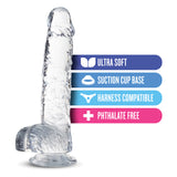 Naturally Yours - 6 Inch Crystalline Dildo - Diamond