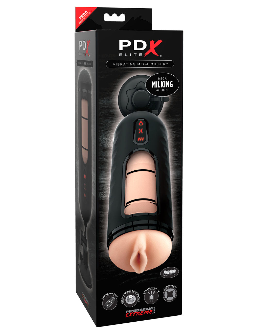 "Pdx Elite Vibrating Mega Milker PDRD525"