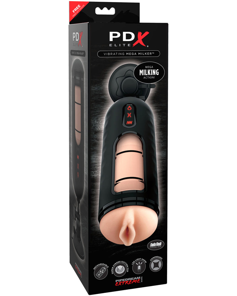 "Pdx Elite Vibrating Mega Milker PDRD525"