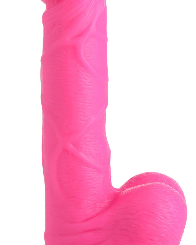 Pop Pecker 6.5 Inch Dildo With Balls - Pink