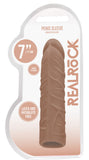 "7 Inch Penis Sleeve - Tan SH-REA104TAN"