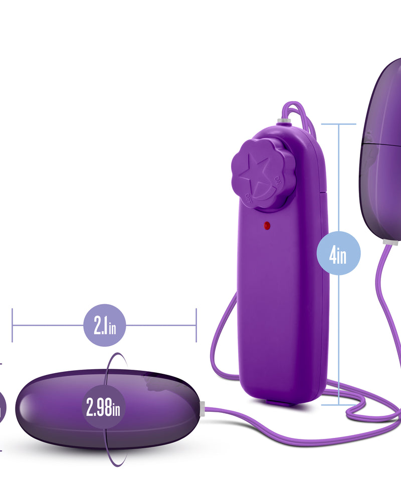 B Yours Double Pop Eggs - Plum