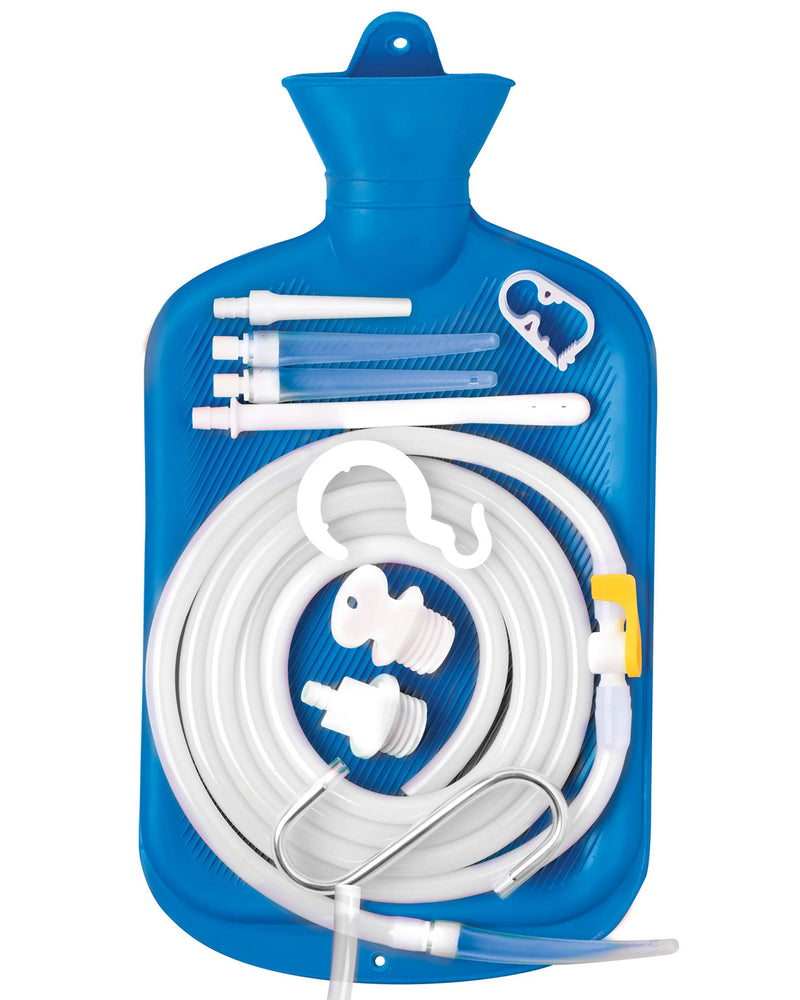 Deluxe Shower Enema Kit - Blue