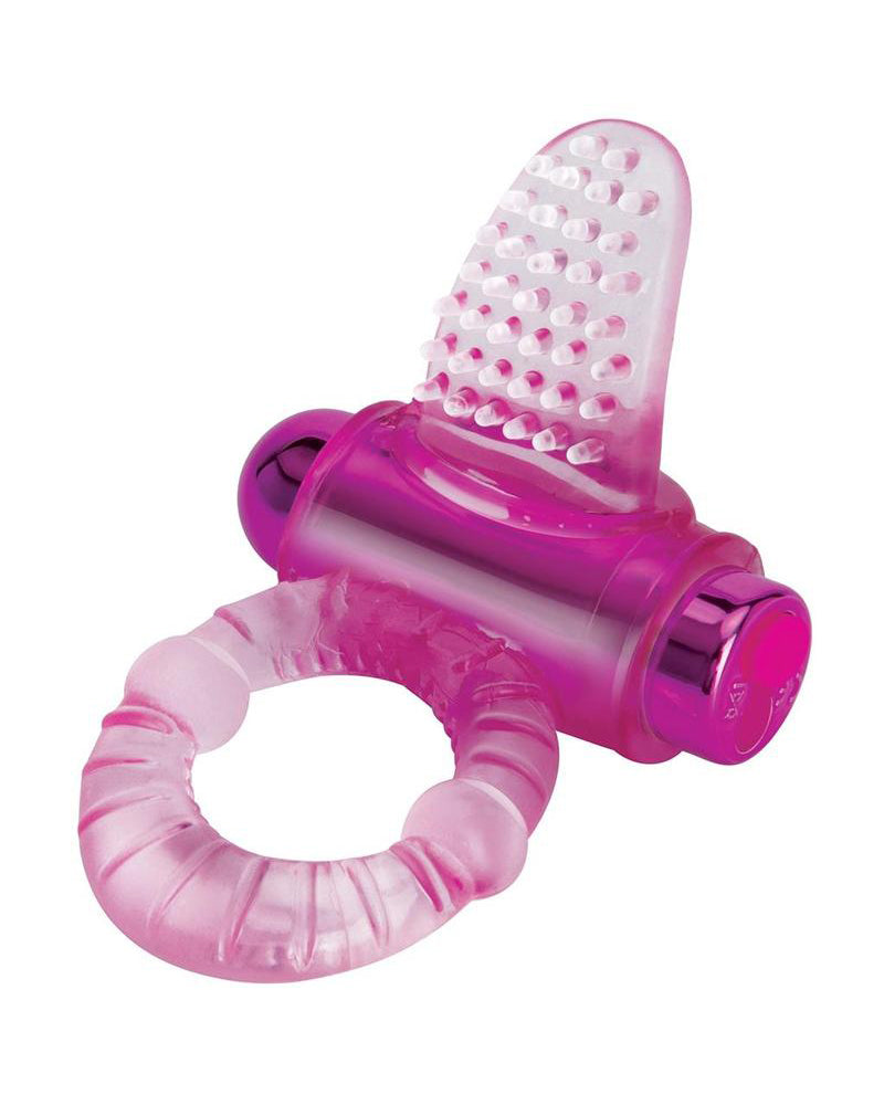 Bodywand Rechargeable Lick It Pleasure Ring - Pink