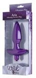 Aria Vibrating Silicone Anal Plug - Medium