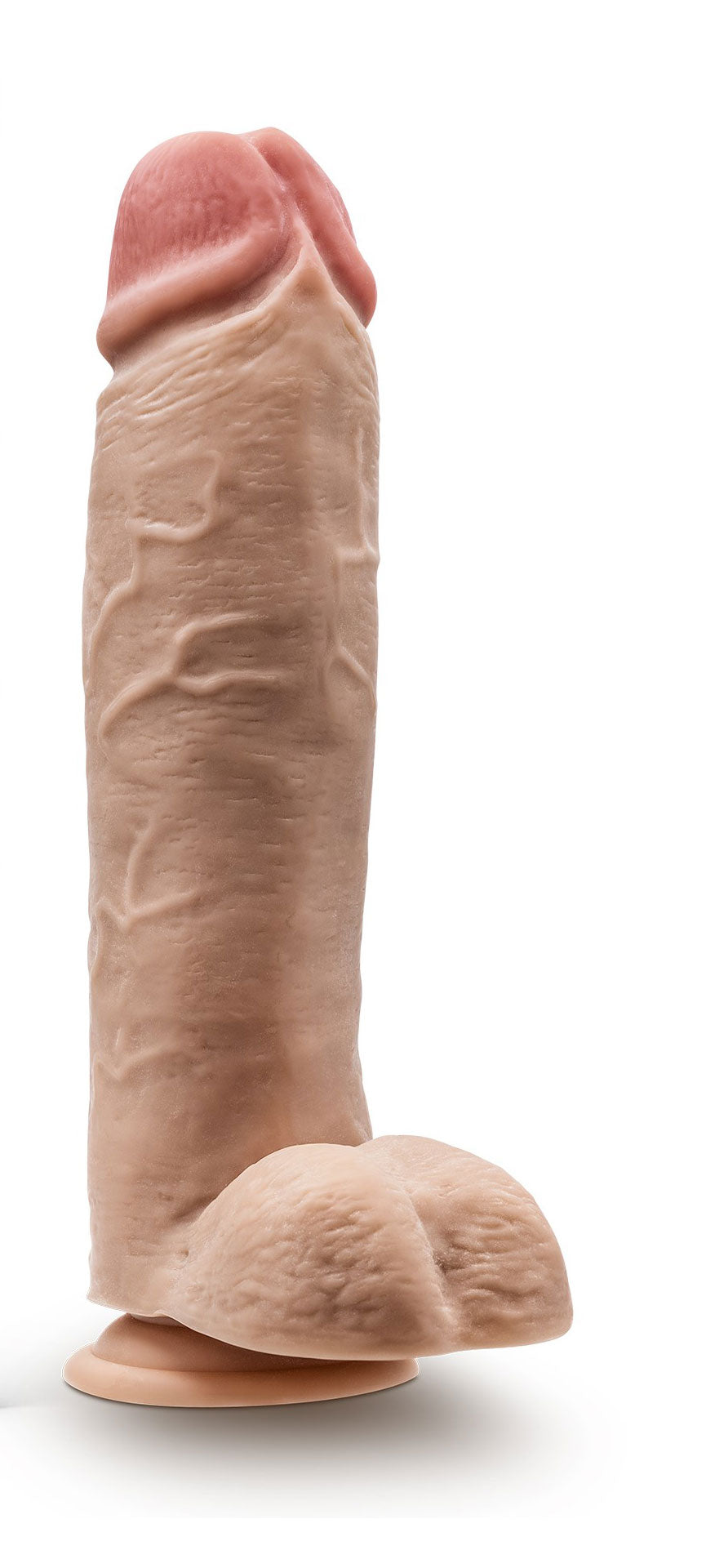 Dr. Skin - Mr. Mister - 10.5 Inch Dildo With Balls - Beige