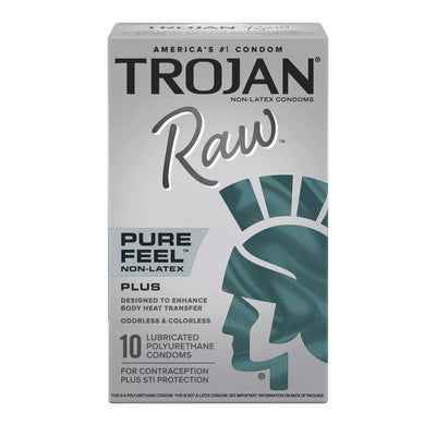 "Trojan Raw Non-Latex 10 Pack PM99983"