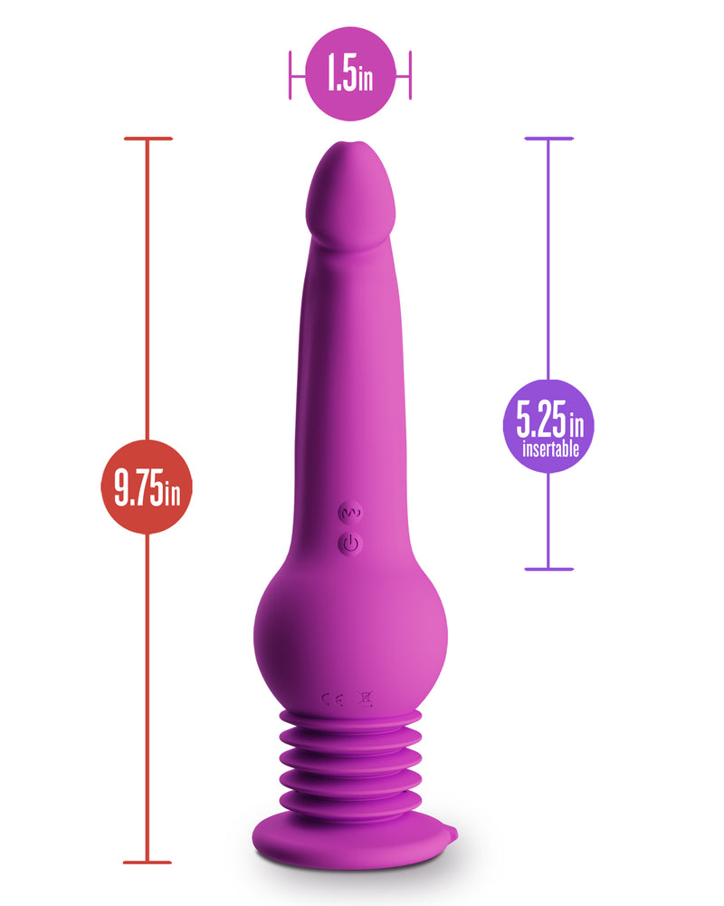 "Impressions - New York - Gyro-Quake Dildo - Purple BL-32501"