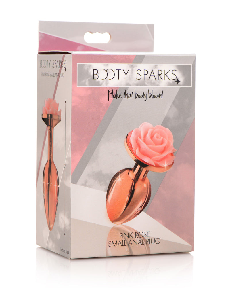 Pink Rose Gold Anal Plug - Small