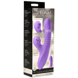 Pro-Thrust Max 14x Thrusting and Pulsing Silicone Rabbit - Purple