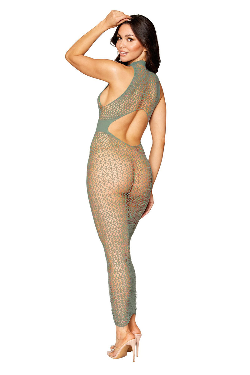 "Bodystocking Gown - One Size - Sage DG-0489SAGOS"