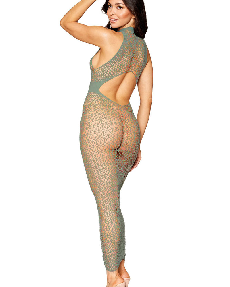 "Bodystocking Gown - One Size - Sage DG-0489SAGOS"
