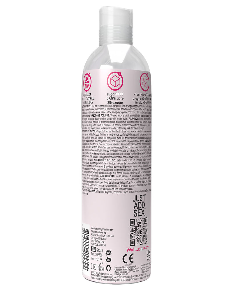 "Wet Delicious Oral Play - Cupcake - Waterbased Flavored Lube 4 Oz WT21579"