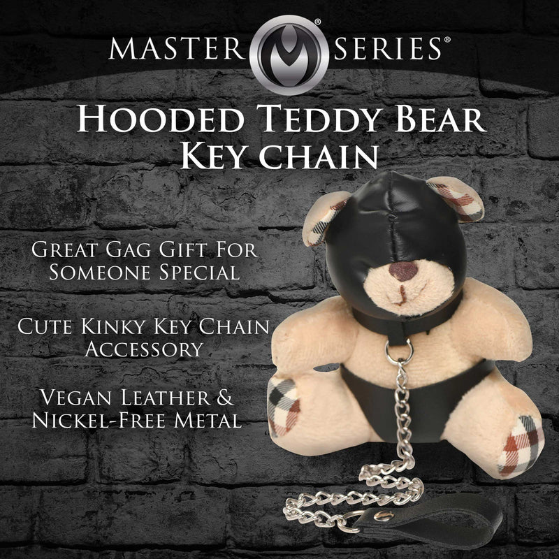 "Hooded Teddy Bear Keychain MS-AH119"