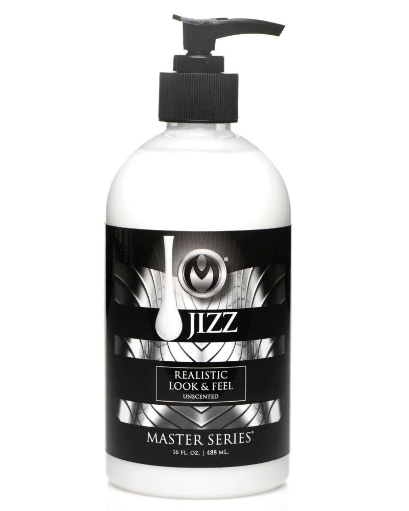"Master Series Jizz Unscented Water-Based Body Glide - 16 Oz MS-AH048-16OZ"
