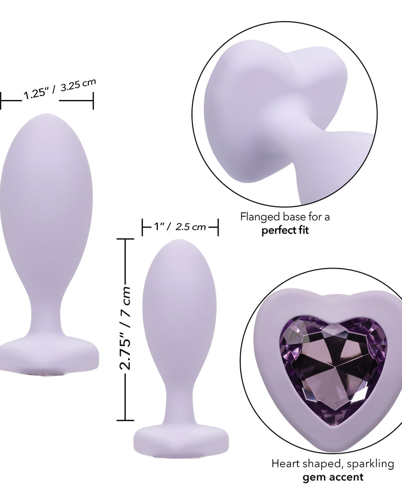 "Love Crystal Booty Duo - Purple SE0004532"
