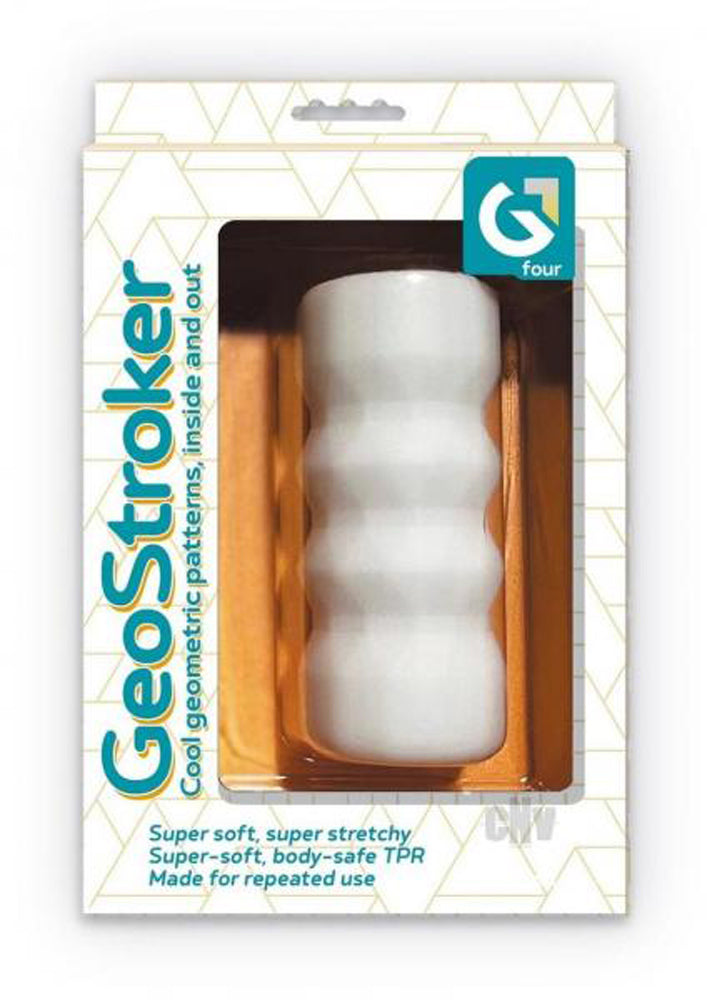 "Geostroker 4 Stroker - White IC3107"