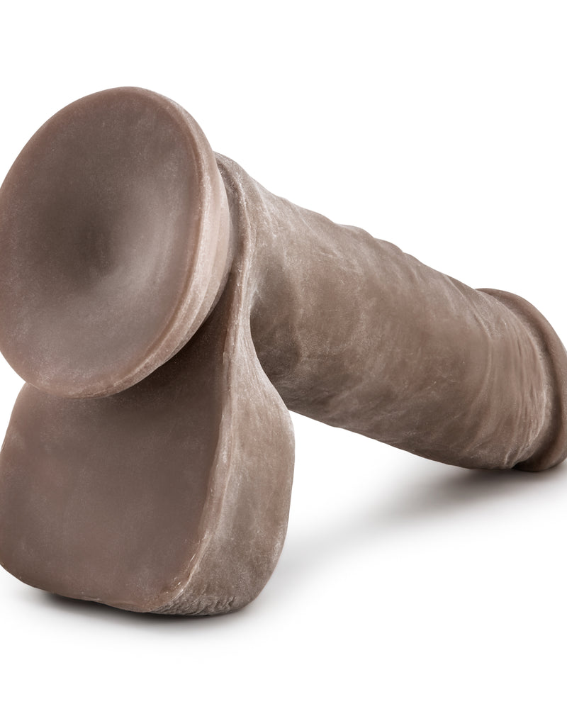 "Au Naturel 8 Inch Sensa Feel Dildo - Chocolate BL-36466"