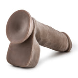 "Au Naturel 8 Inch Sensa Feel Dildo - Chocolate BL-36466"