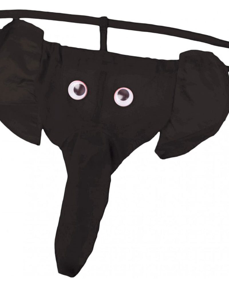 "Elephant Thong - Black - One Size HTP3662"
