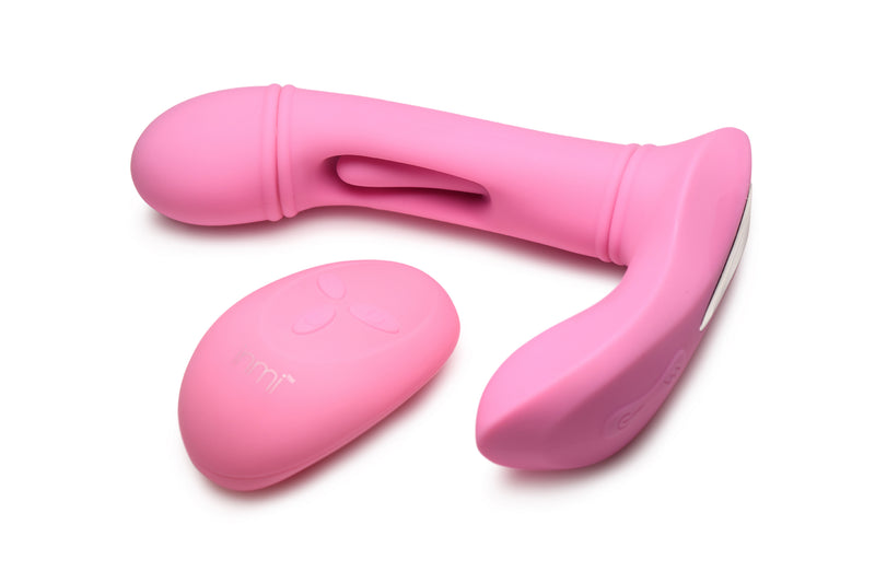 "Flickers G-Flick Flicking G-Spot Vibrator With Remote - Pink INM-AH447"