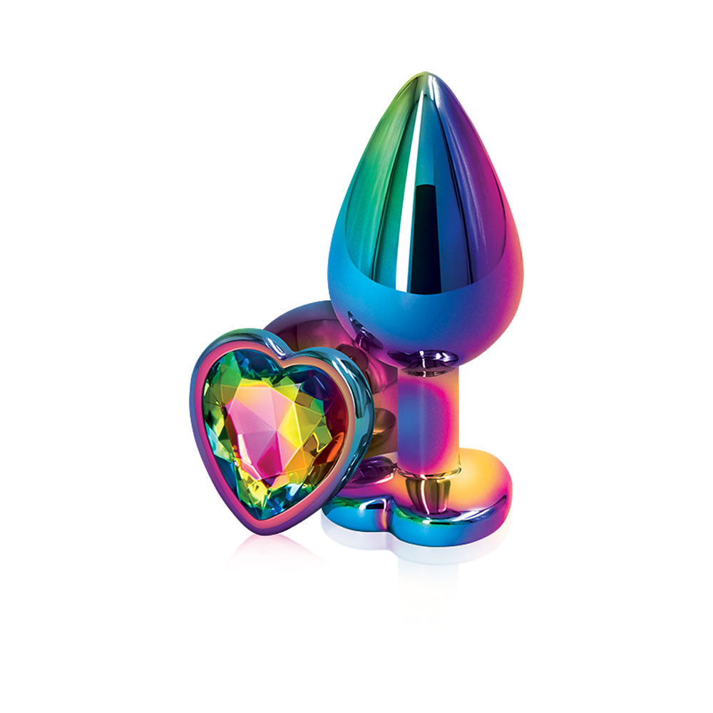 Rear Assets - Multicolor Heart - Medium - Rainbow