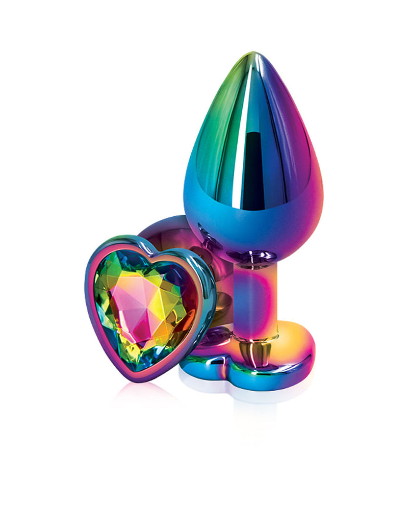 Rear Assets - Multicolor Heart - Medium - Rainbow