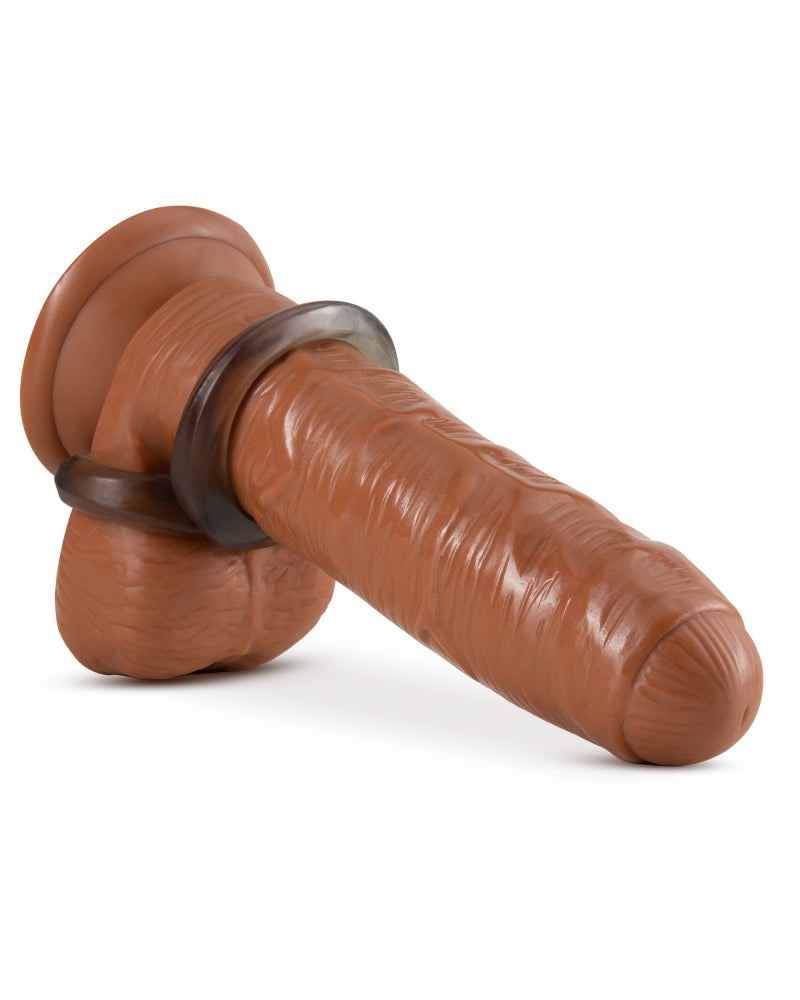 "Stay Hard - Cock Ring and Ball Strap - Black BL-00465"