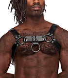 Aries Leather Harness - One Size - Black