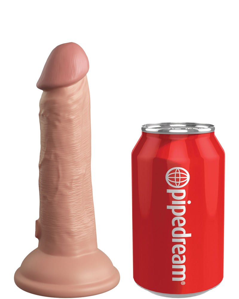"King Cock Elite 6 Inch Silicone Dual Density Cock - Light PD5770-21"