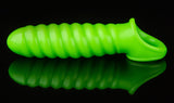 Swirl Stretchy Penis Sleeve - Glow in the Dark